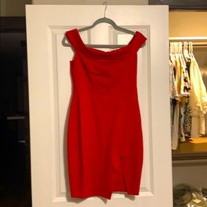 Red Lulu’s cocktail dress